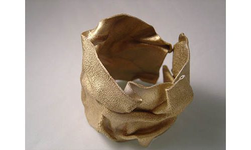 topylabrys Sculture da indossare bracciale oro arte 1