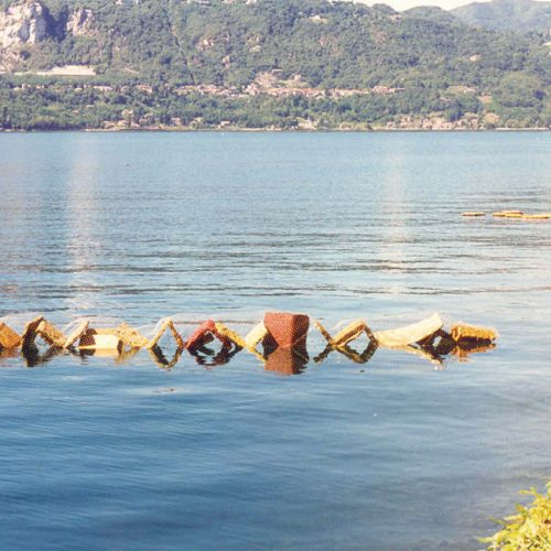 Treliti galleggianti: Darsena lago d’Orta